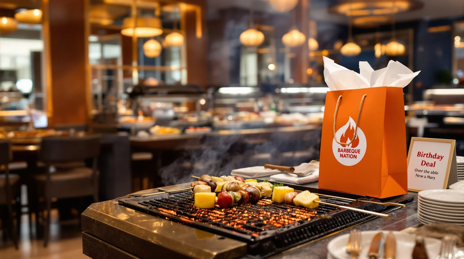 Free Buffet at Barbeque Nation
